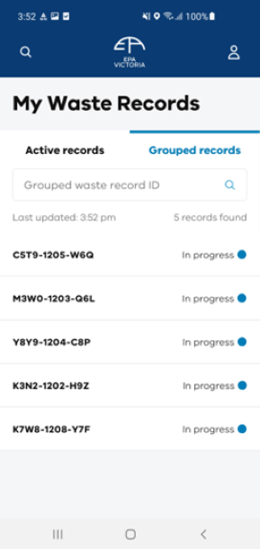 Waste records