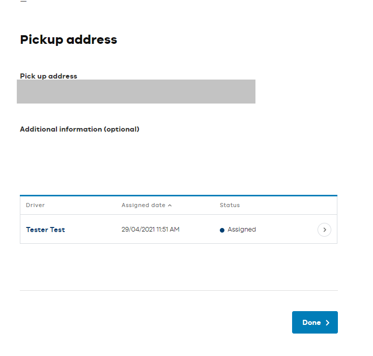 New driver information 
